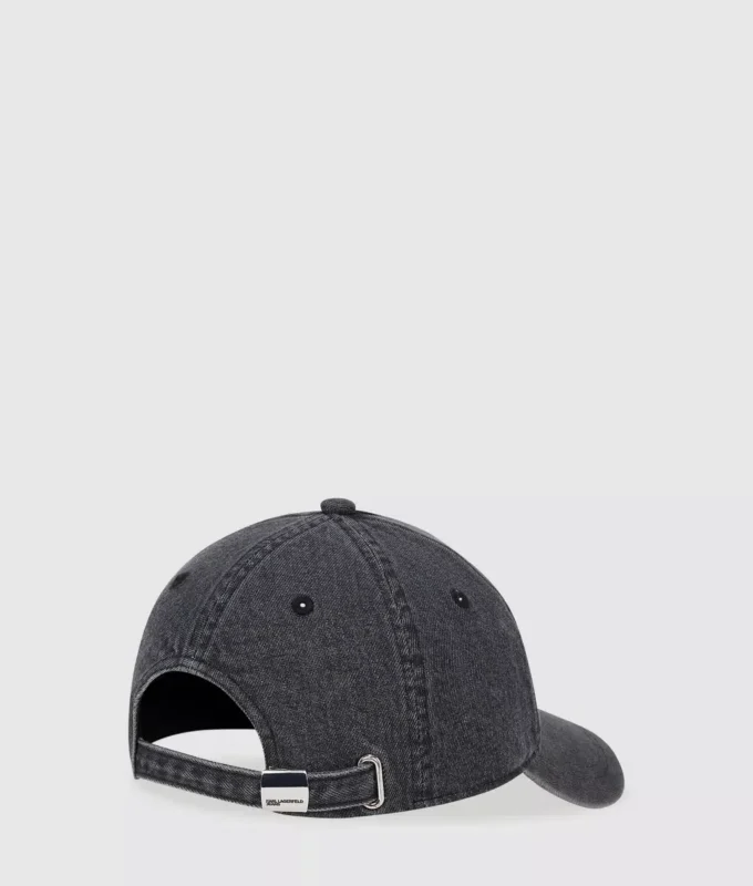 Box-logolla varustettu denim-lippalakki