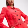 CUT-OUT EMBROIDERY JACKET CUT-OUT EMBROIDERY JACKET