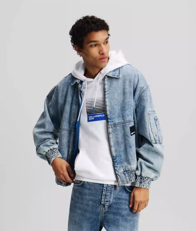 DENIM-BOMBERTAKKI