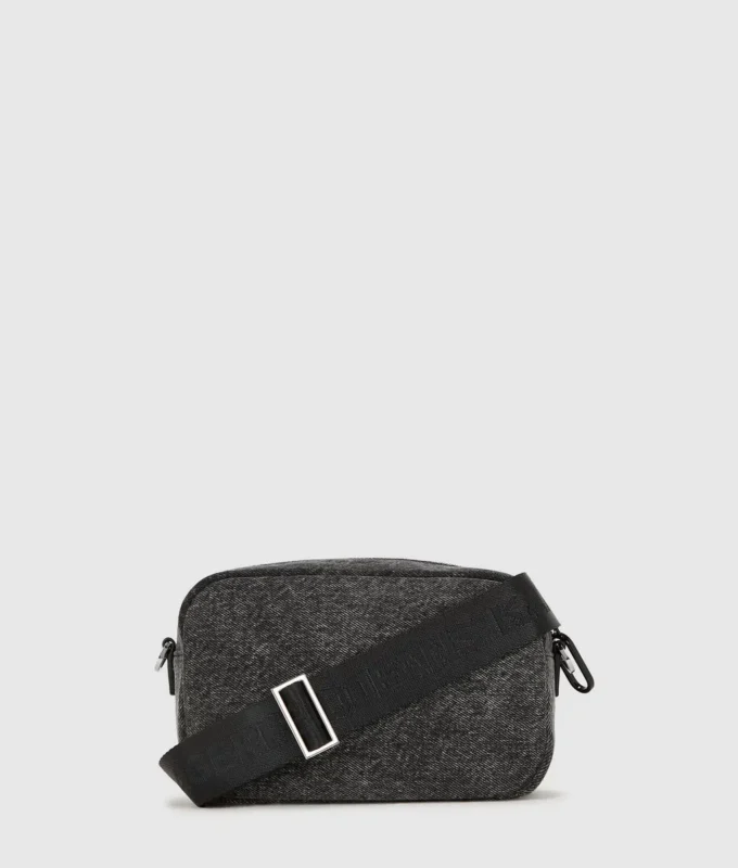 Denim-kameran olkalaukku Denim-kameran olkalaukku