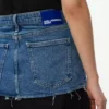 Denim-paneelinen maxihame Denim-paneelinen maxihame