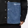 Denim-paneelinen overshirt Denim-paneelinen overshirt