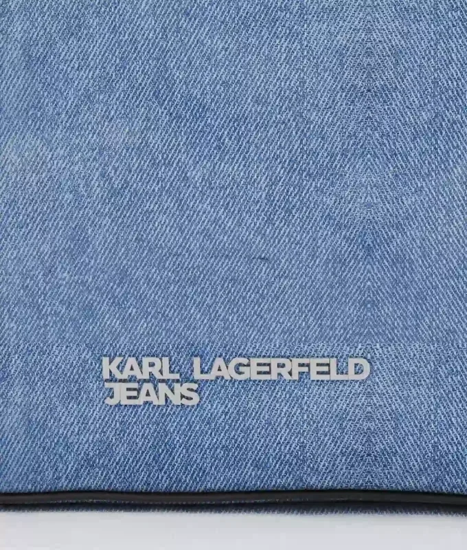 Denim-soljellinen olkalaukku Denim-soljellinen olkalaukku