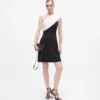 Draped one-shoulder dress Draped one-shoulder dress