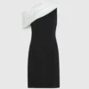 Draped one-shoulder dress Draped one-shoulder dress