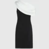 Draped one-shoulder dress Draped one-shoulder dress