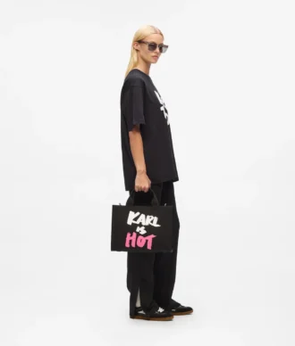 Exclusive ”Karl is hot” -keskikokoinen kassi