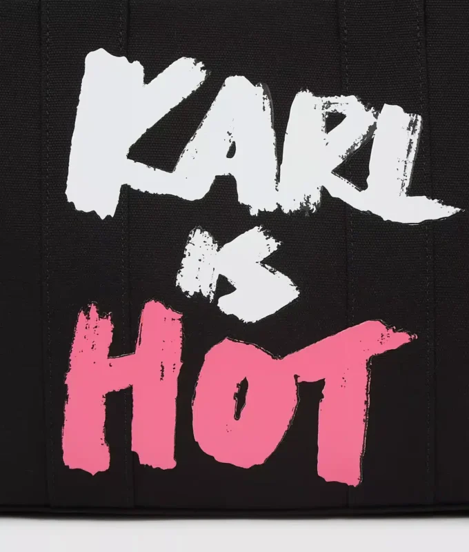 Exclusive ”Karl is hot” -keskikokoinen kassi Exclusive ”Karl is hot” -keskikokoinen kassi
