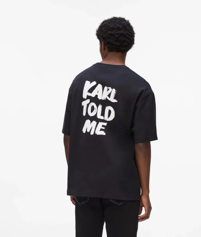 Exclusive ”Karl told me” rento T-paita Exclusive ”Karl told me” rento T-paita