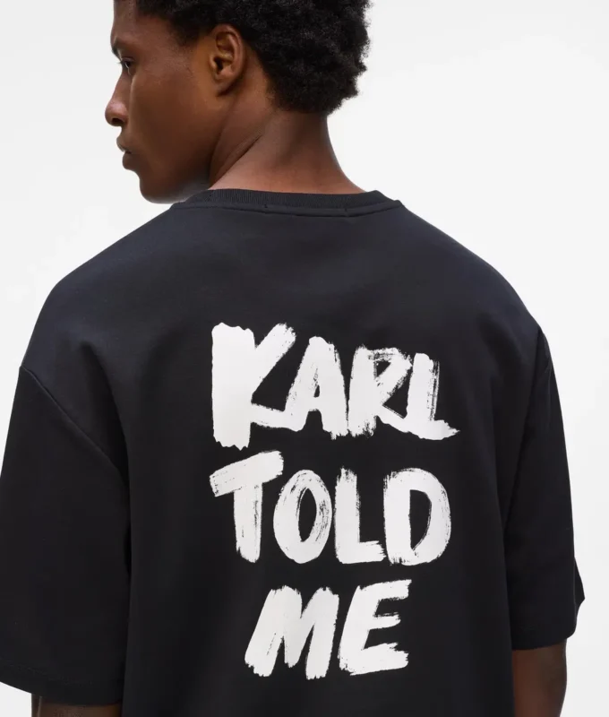 Exclusive ”Karl told me” rento T-paita Exclusive ”Karl told me” rento T-paita