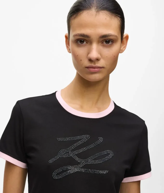 Exclusive strassikoristeinen Autograph-T-paita Exclusive strassikoristeinen Autograph-T-paita