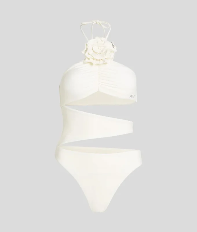 FLOWER HALTER-NECK -UIMAPUKU