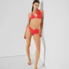 FLOWER HIGH-LEG BIKINI BOTTOMS FLOWER HIGH-LEG BIKINI BOTTOMS