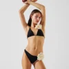 FLOWER TRIANGLE BIKINI TOP FLOWER TRIANGLE BIKINI TOP