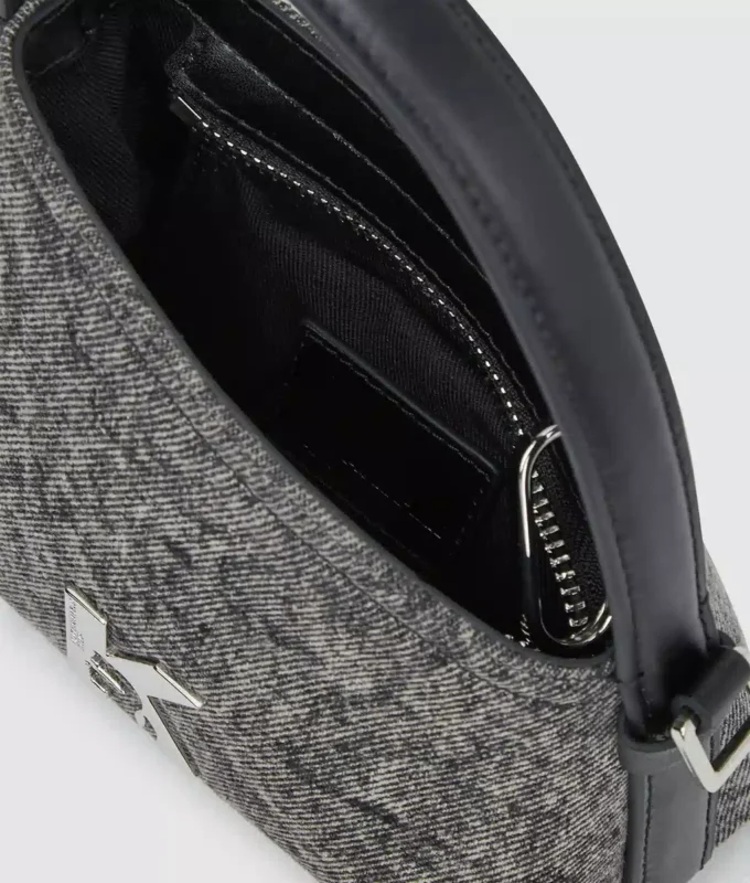 Geo mini denim -olkalaukku Geo mini denim -olkalaukku