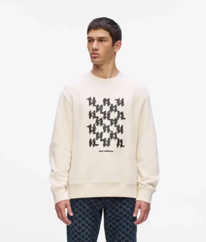 Graafinen monogrammi-huppari Graafinen monogrammi-huppari
