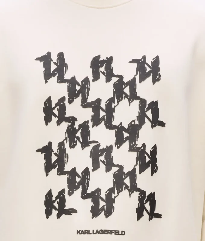 Graafinen monogrammi-huppari Graafinen monogrammi-huppari