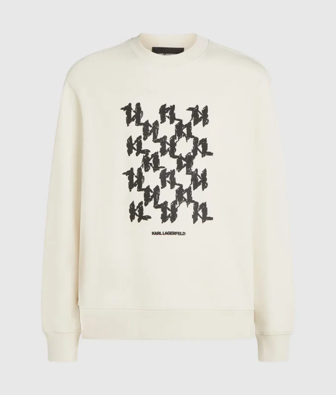 Graafinen monogrammi-huppari Graafinen monogrammi-huppari
