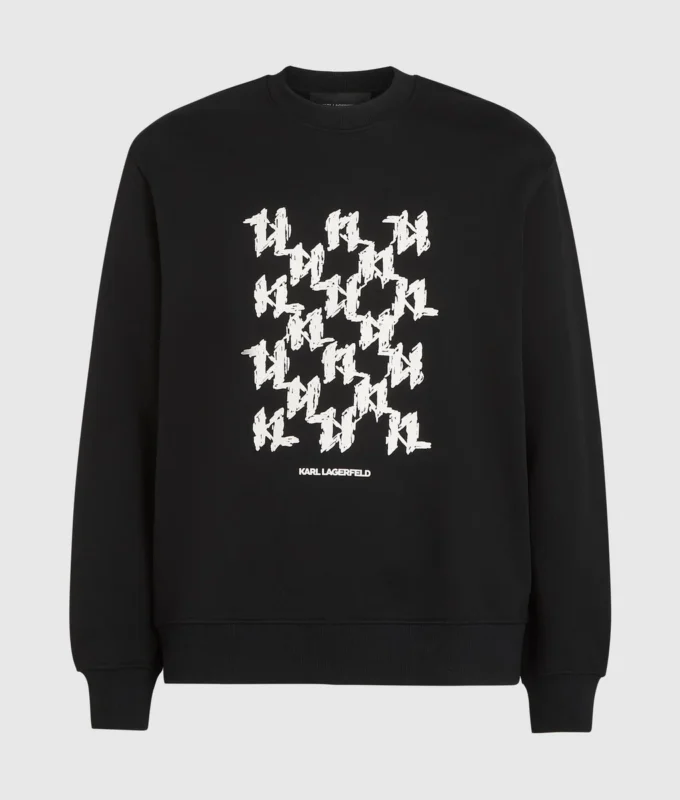 Graafinen monogrammi-huppari Graafinen monogrammi-huppari