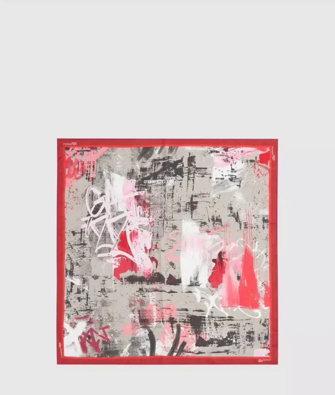 Graffitipainettu bandana-huivi Graffitipainettu bandana-huivi