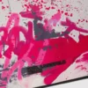 Graffitipainettu olkalaukku Graffitipainettu olkalaukku