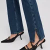 HIGH-RISE STRAIGHT JEANS