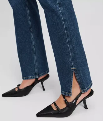 HIGH-RISE STRAIGHT JEANS