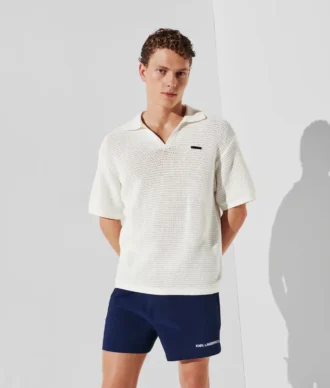 HOTEL KARL CROCHET POLO SHIRT