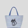 IKON CHOUPETTE STRIPED SHOPPER