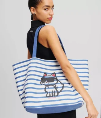 IKON CHOUPETTE STRIPED SHOPPER