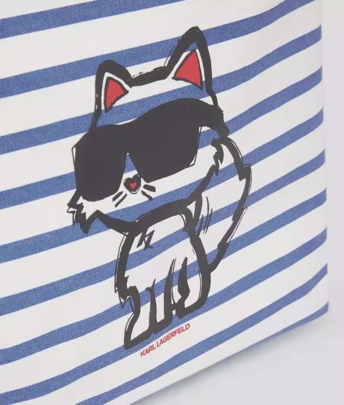 IKON CHOUPETTE STRIPED SHOPPER