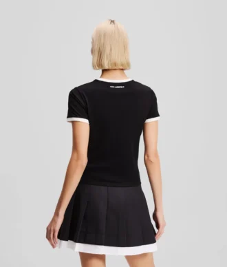 IKON CONTRAST PIPING T-PAITA
