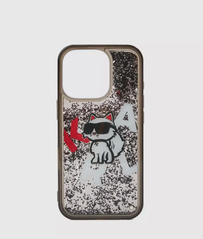 Ikon glitter iPhone 16 Pro -kotelo