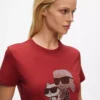IKON KARL & CHOUPETTE RHINESTONE T-PAITA IKON KARL & CHOUPETTE RHINESTONE T-PAITA