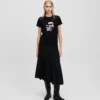 IKON KARL & CHOUPETTE RHINESTONE T-PAITA IKON KARL & CHOUPETTE RHINESTONE T-PAITA