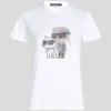IKON KARL & CHOUPETTE RHINESTONE T-PAITA IKON KARL & CHOUPETTE RHINESTONE T-PAITA