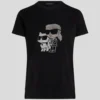 IKON KARL & CHOUPETTE RHINESTONE T-PAITA IKON KARL & CHOUPETTE RHINESTONE T-PAITA