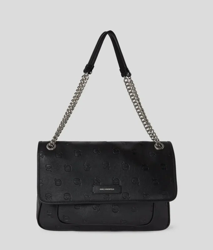 IKON MONOGRAM LARGE SHOULDER BAG IKON MONOGRAM LARGE SHOULDER BAG