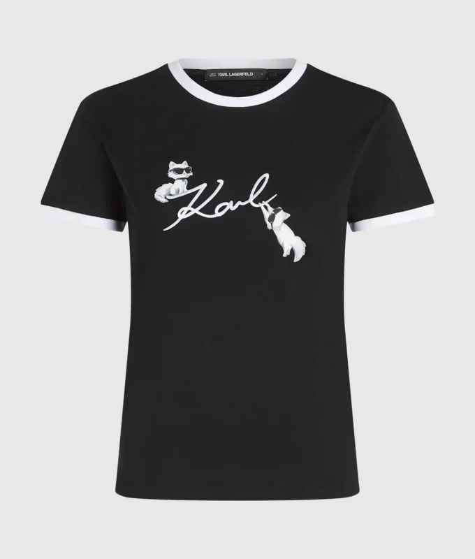 Ikon Signature Choupette -T-paita Ikon Signature Choupette -T-paita