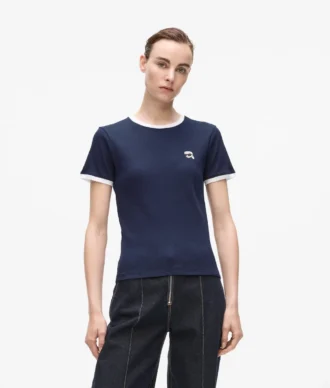 Ikon slim fit rib T-paita