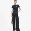 Ikon slim fit rib T-paita Ikon slim fit rib T-paita