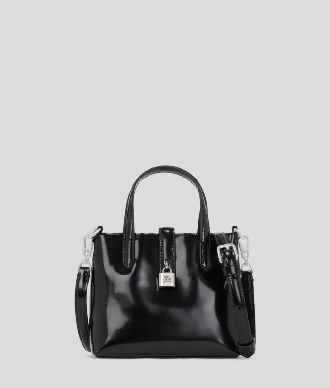 K/AUTOGRAPH PADLOCK MINI TOTE BAG K/AUTOGRAPH PADLOCK MINI TOTE BAG