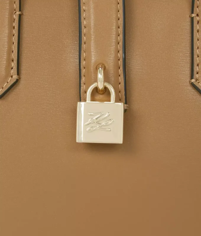 K/AUTOGRAPH PADLOCK MINI TOTE BAG K/AUTOGRAPH PADLOCK MINI TOTE BAG