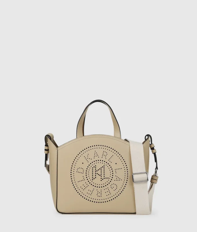 K/CIRCLE PERFORATED SMALL TOTE BAG K/CIRCLE PERFORATED SMALL TOTE BAG