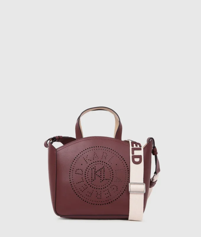 K/CIRCLE PERFORATED SMALL TOTE BAG K/CIRCLE PERFORATED SMALL TOTE BAG