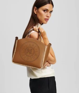 K/CIRCLE PERFORATED SMALL TOTE BAG K/CIRCLE PERFORATED SMALL TOTE BAG