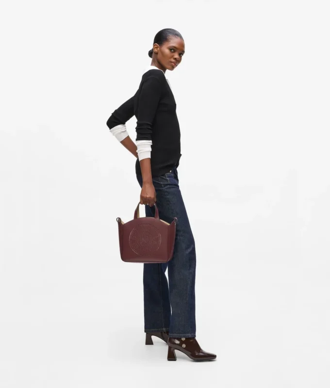 K/CIRCLE PERFORATED SMALL TOTE BAG K/CIRCLE PERFORATED SMALL TOTE BAG