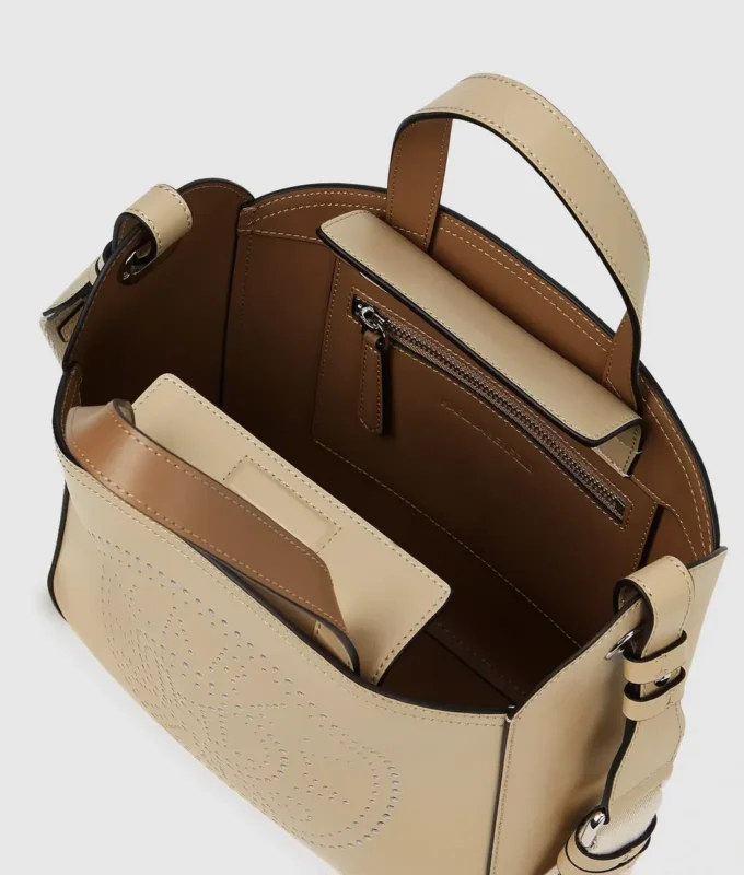 K/CIRCLE PERFORATED SMALL TOTE BAG K/CIRCLE PERFORATED SMALL TOTE BAG