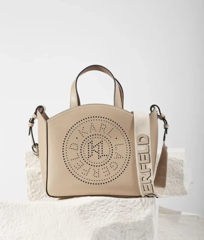 K/CIRCLE PERFORATED SMALL TOTE BAG K/CIRCLE PERFORATED SMALL TOTE BAG