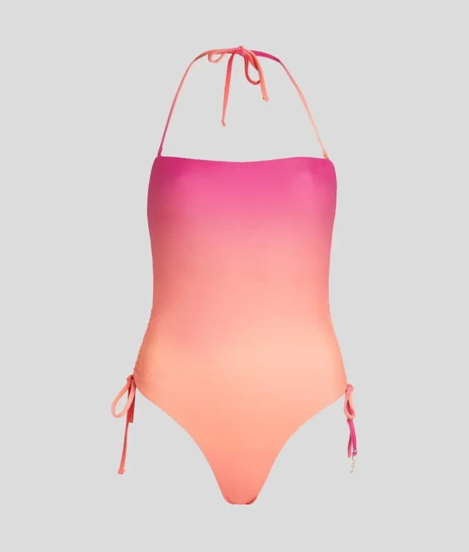 K/SIGNATURE HALTER-NECK SWIMSUIT K/SIGNATURE HALTER-NECK SWIMSUIT